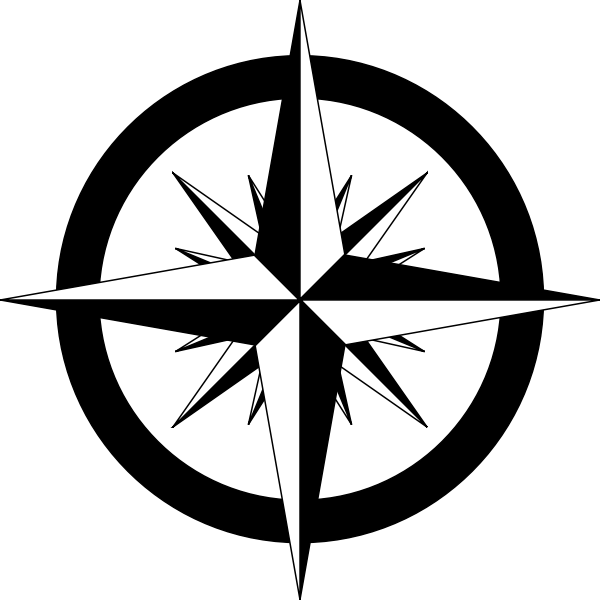 Compass Rose Vector Sketch Free Svg