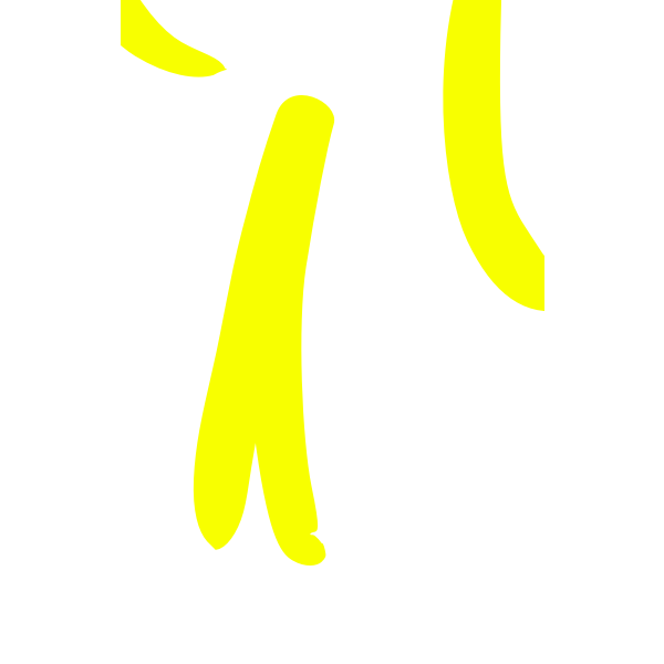Confident icon in yellow