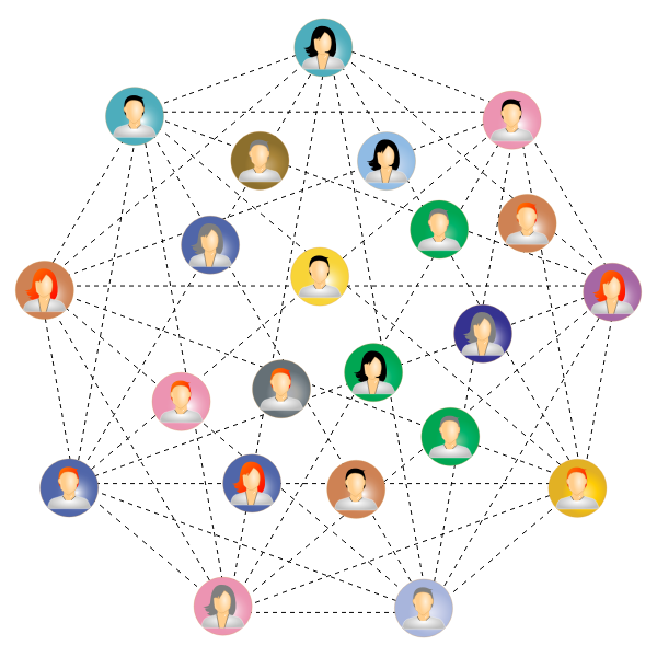 Connections of persons | Free SVG