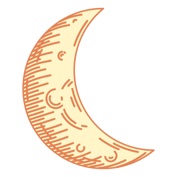 Crescent moon | Free SVG