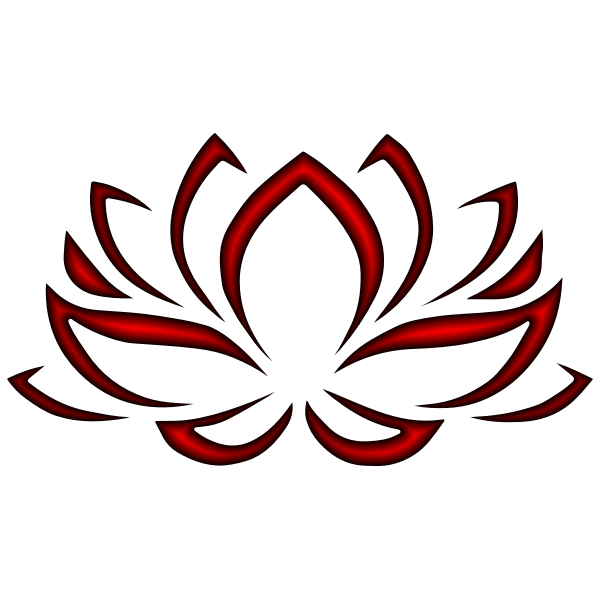 Crimson Lotus Flower