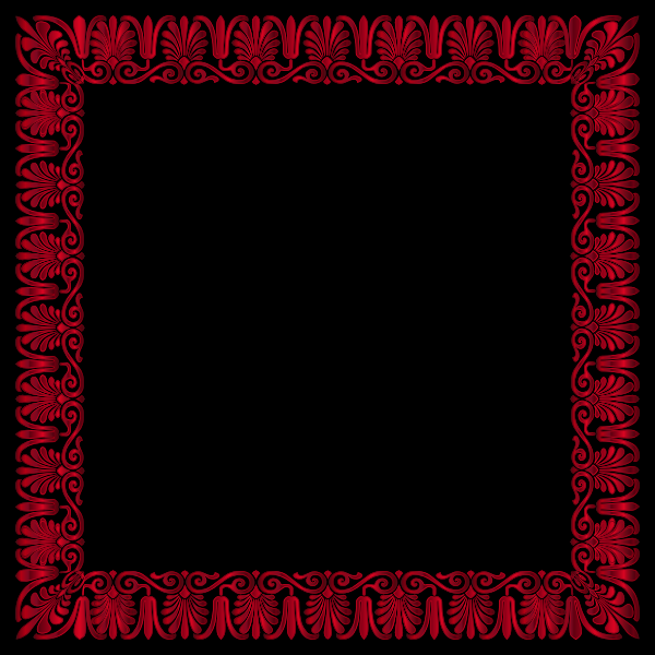 Red and black frame