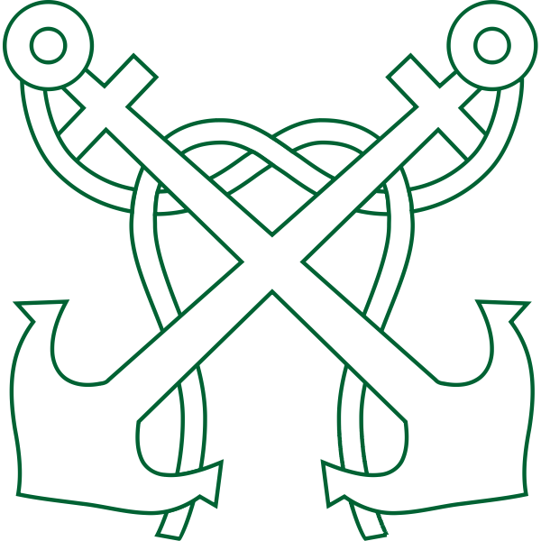 Crossed anchors