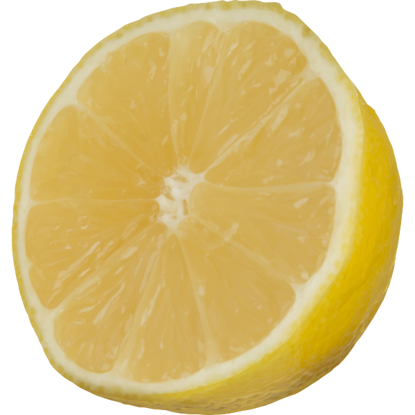 Lemon Half Free SVG