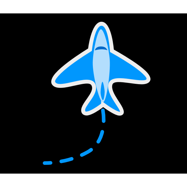 Airplane cartoon image | Free SVG