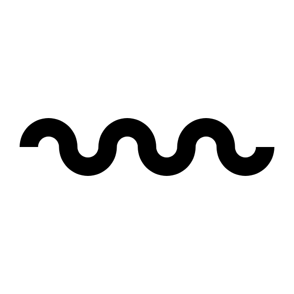 Vector graphics of curved line