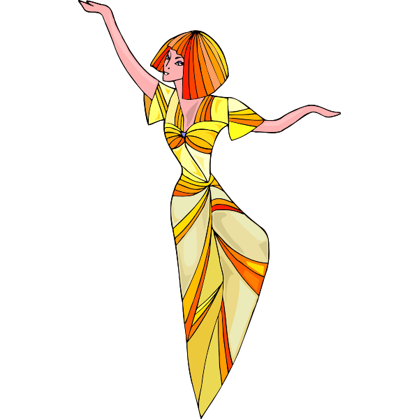Egyptian dancing girl