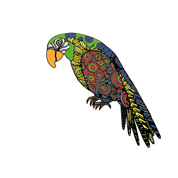 Download Abstract parrot | Free SVG