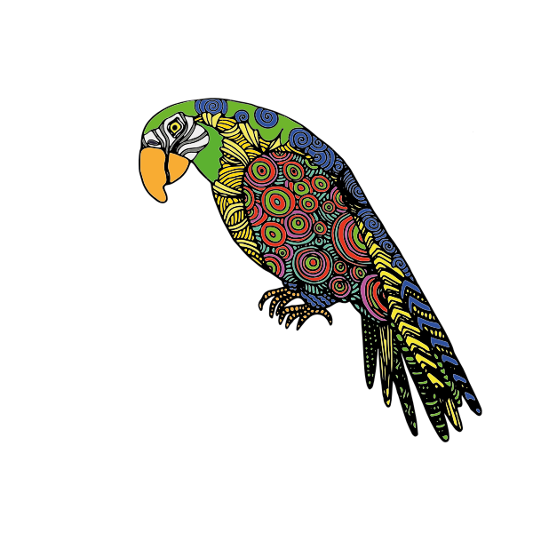 Abstract parrot