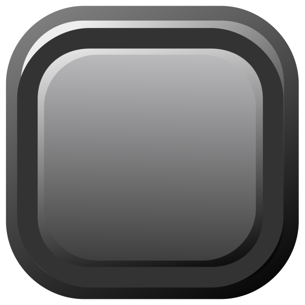 Vector image of black computer button