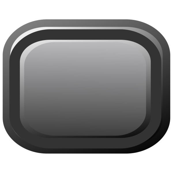 Black vector clip art of PC button.