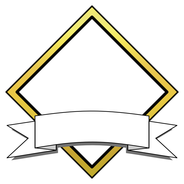 Emblem with banner