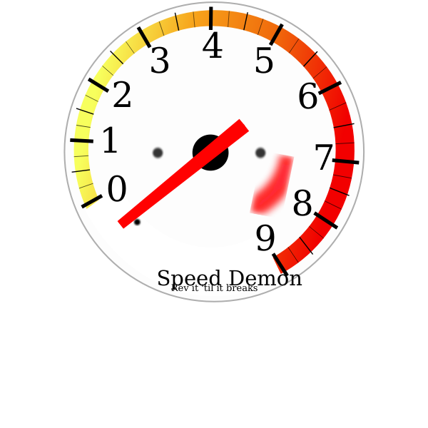 Tachometer vector illustration