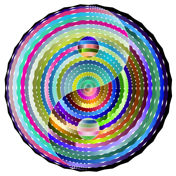 Disco Concentric Yin Yang