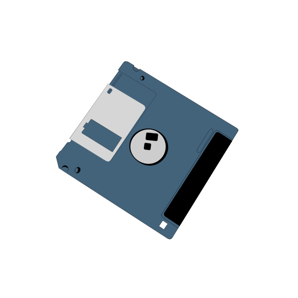 Computer diskette vector clip art