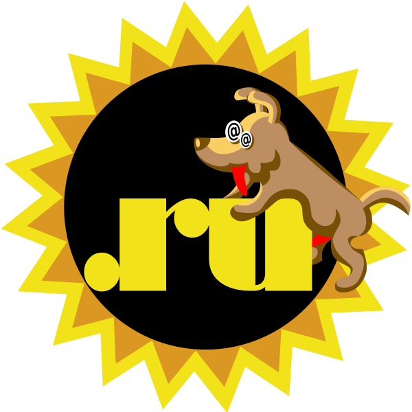 Dog graphic symbol
