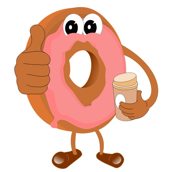 Coffee and Donut. Yeah! : Animation