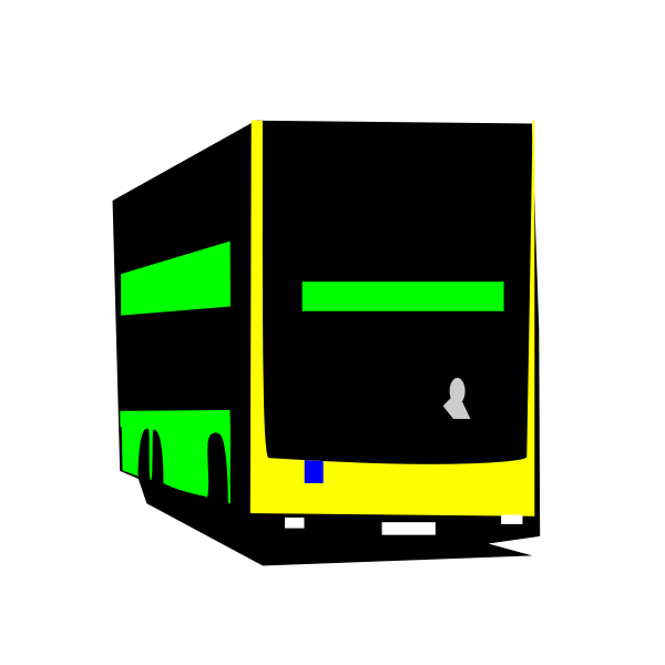 Berlin double-decker bus vector image