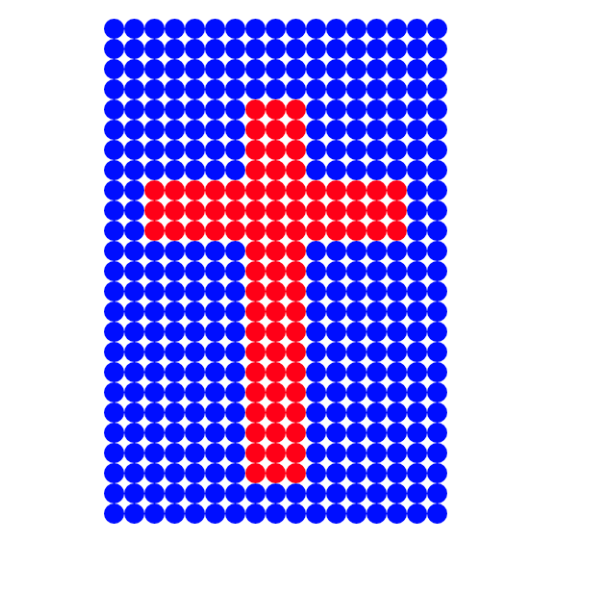 Dotted cross 3