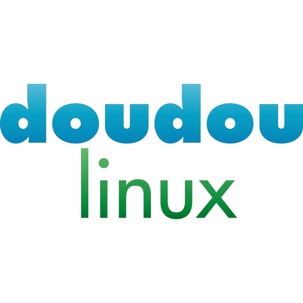 Doudou Linux contest logo vector image