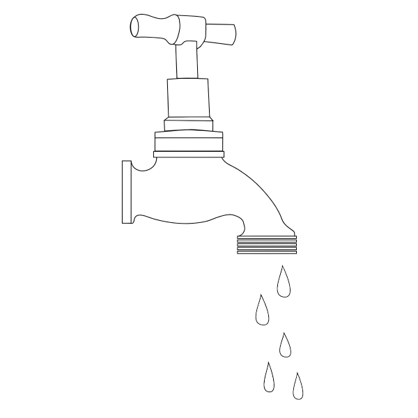 Dripping tap | Free SVG