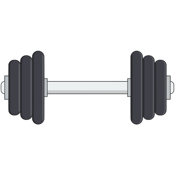 Dumbbell Vector Image Free Svg
