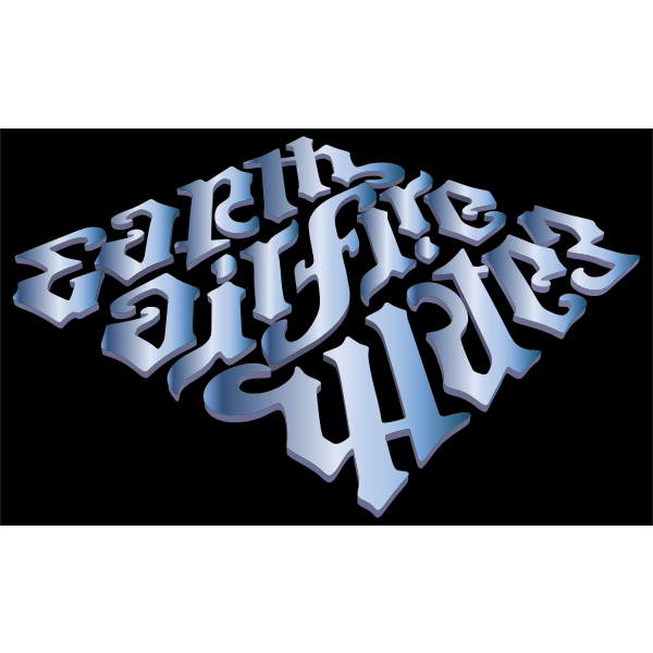 Earth Air Fire Water Ambigram