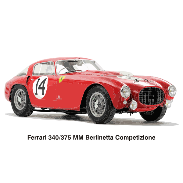 #122 Photodecoupe pour AMR Ferrari 375 MM LM 1957