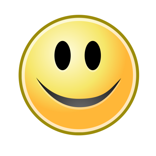 Smiley face icon vector image | Free SVG