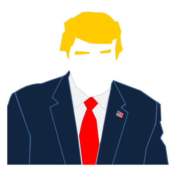 Faceless Trump