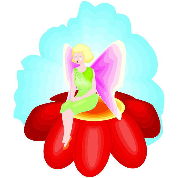 Pixie on a flower