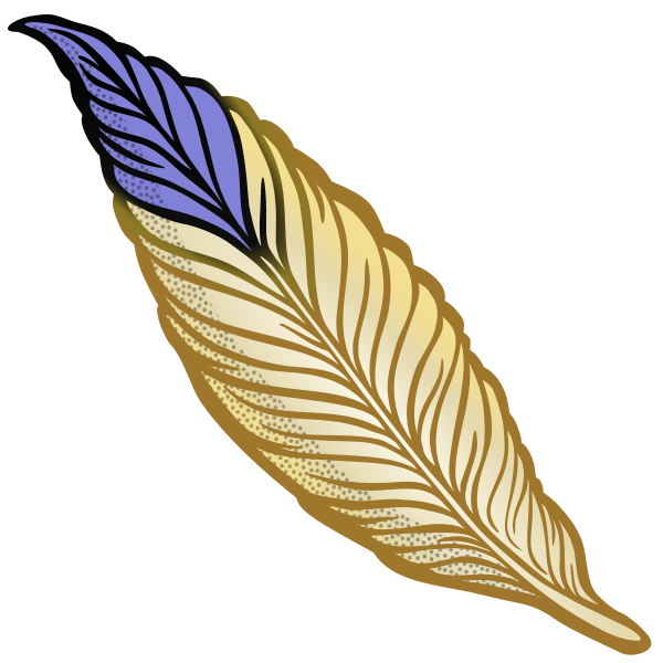 feather - coloured