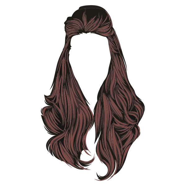 Brunette wig