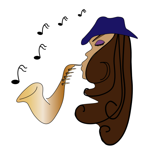 Female jazz musician