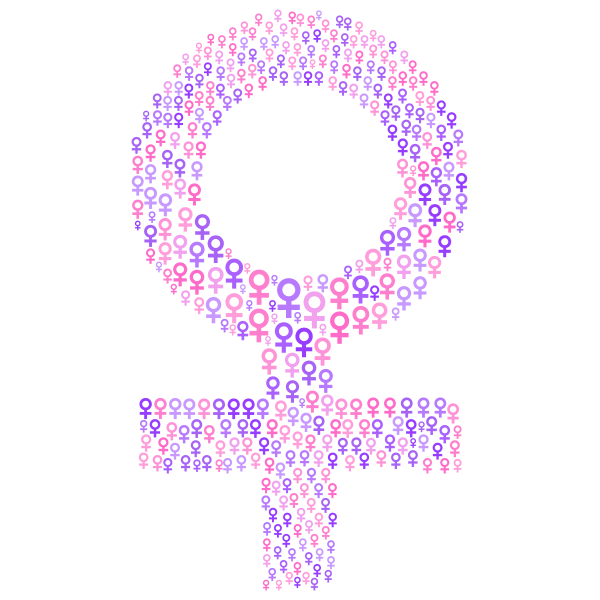 Female symbol in color