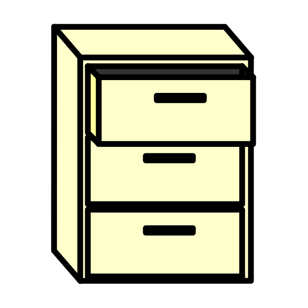 Filing Cabinet | Free SVG