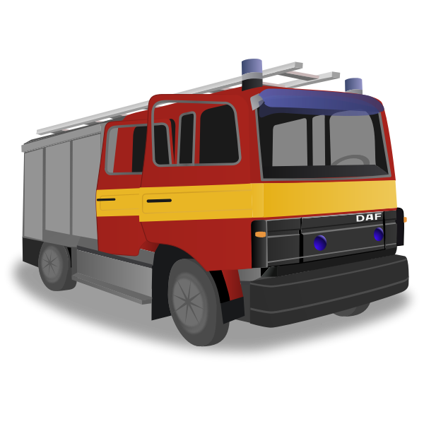 Download Fire Truck Vector Drawing Free Svg