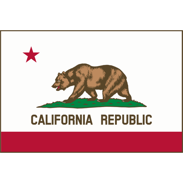 Flag of Calfornia Cook  v11 Border Thick