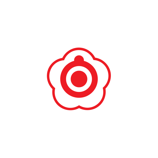 Flag of former Shirakawa, Fukushima