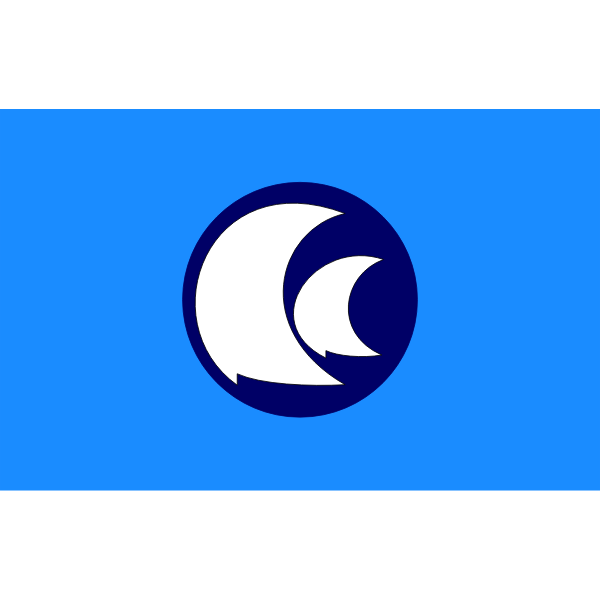 Flag of Kasumigaura-town, Ibaraki