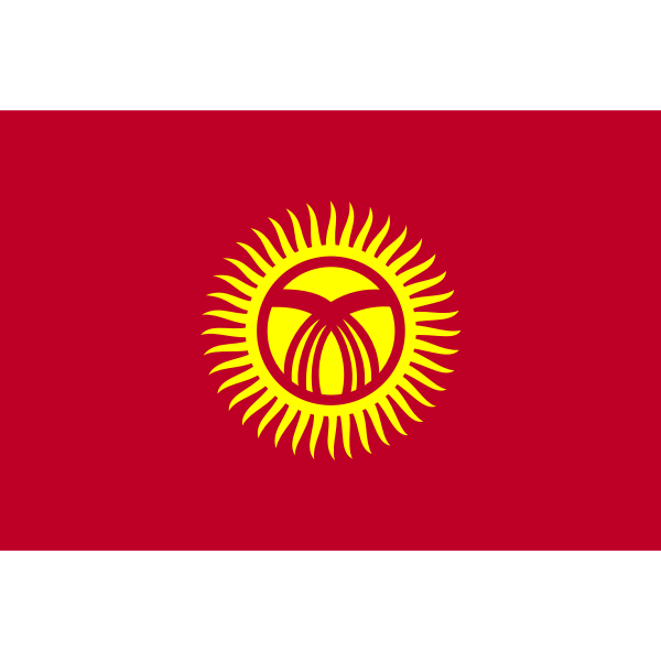 Download Flag of Kyrgyzstan | Free SVG