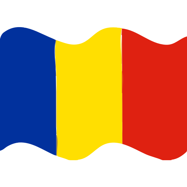 Flag of Romania wave 2016081645