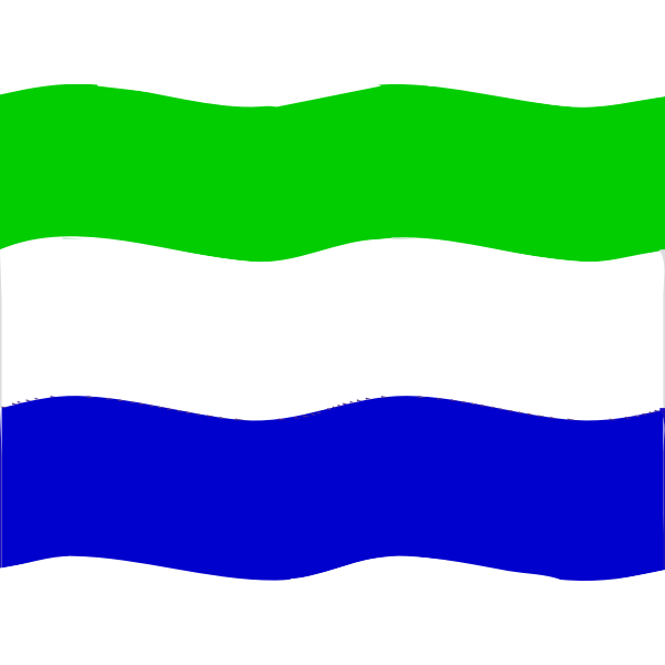 Flag of Sierra Leone wave 2016081714 | Free SVG