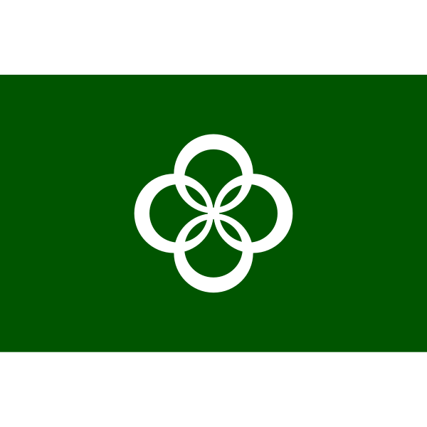 Vector flag of Wazuka, Kyoto