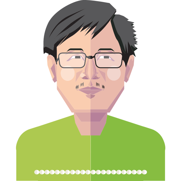 Man with mustache and glasses | Free SVG
