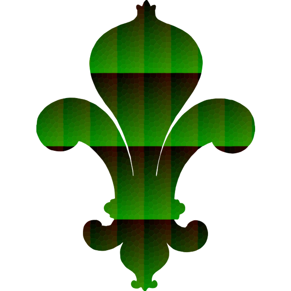 Vector image of stylized lotus flower