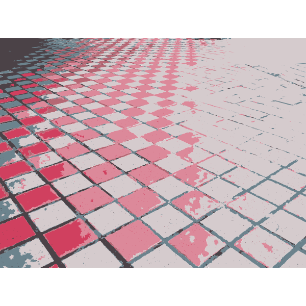 Floor Checkered Perspective Free Svg