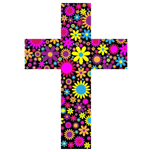 Download Floral Cross 2 | Free SVG