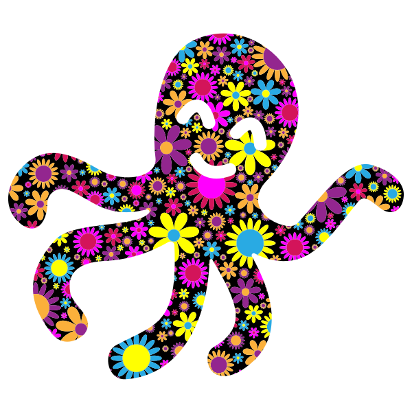 Floral octopus