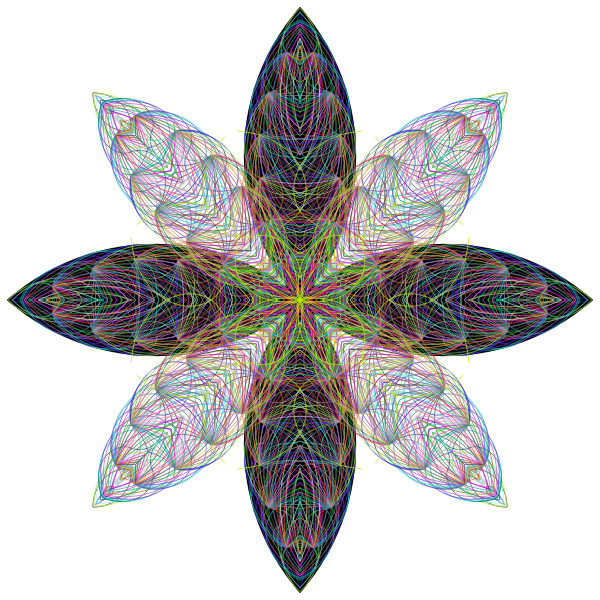 Floral Line Art Mandala